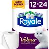 Image 1 : NEW 12 PACK OF ROYALE VELOUR TOILET PAPER