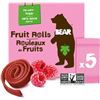 NEW 2 X 100G BOXES OF BEAR FRUIT ROLLS, RASPBERRY