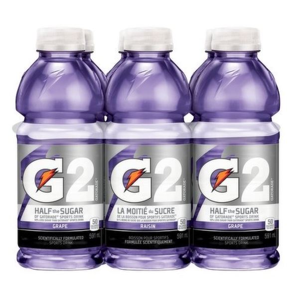 NEW 6 PACK G2 GATORADE GRAPE SPORTS DRINK
