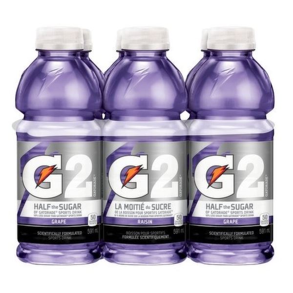 NEW 6 PACK G2 GATORADE GRAPE SPORTS DRINK