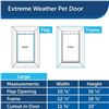 Image 2 : NEW WITH BOX PETSAFE EXTREME WEATHER PET DOOR