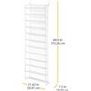 Image 2 : NEW WITH BOX WHITMOR OVER THE DOOR SHOE RACK