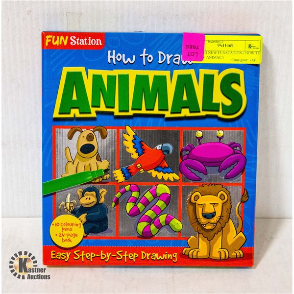 BRAND NEW FUNSTATION - HOW TO DRAW ANIMALS