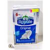 Image 1 : NEW 6 BOXES OF ROYALE ORIGINAL 2 PLY FACIAL TISSUE