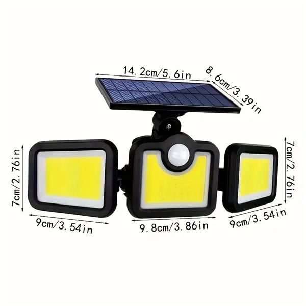 171 COB WATERPROOF SOLAR MOTION SENSOR LIGHT