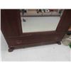 Image 4 : Wardrobe with Bevelled Mirror + Claw Feet & Bottom Drawer 20" x 45" x 73" 