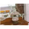 Image 5 : Oil Lamp with Hand Painted Shade + Brass Base
