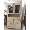 Image 1 : Painted Shabby Chic Step Back Kitchen Cupboard 73" x 38" x up to 24" 