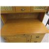 Image 4 : Kitchen Step Hoosier With Frosted Glass 22" x 41.5" x 68" 