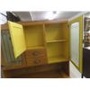 Image 7 : Kitchen Step Hoosier With Frosted Glass 22" x 41.5" x 68" 