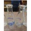 Image 3 : 8 Quart Milk Bottles, Painted Labels or Embossed
