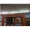 Image 3 : Oak Open Curio Cabinet, Lights Up with Adjustable Shelves 13" d x 34" x 73" 