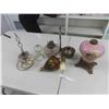 Image 1 : Oil Lamps - Not Complete, Wall Mount Brackets