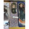 Image 4 : 4 Porcelain Dolls up to 20" Tall 