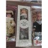 Image 4 : 4 Porcelain Dolls up to 12" Tall 