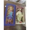 Image 5 : 4 Porcelain Dolls up to 12" Tall 