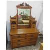 Image 1 : East Lake Dresser with Swing Mirror 20" x 42" x 68" 
