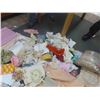 Image 6 : Mountain of Aprons, Table Cloths, Embroidered Pillow Cases, Napkins, Toss Pillows, Doilies
