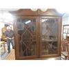 Image 4 : Walnut Secretary Serpentine Front with Claw Feet 16" x 33" x 81" 