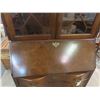 Image 5 : Walnut Secretary Serpentine Front with Claw Feet 16" x 33" x 81" 