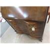 Image 8 : Walnut Secretary Serpentine Front with Claw Feet 16" x 33" x 81" 