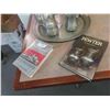 Image 4 : Pewter Tea Set - 6 pc & 2 Books 