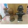 Image 5 : 2 Sculptures Including Mozart 18" t