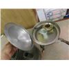 Image 7 : 3 Cake Pans ; 2 Metal, 1 Stoneware & Copper Warmer