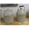 Image 4 : 2 Stoneware Jugs with Handles