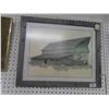 Image 2 : 4 Framed Pencil Sketches - 1 Original by Verna Poole Titled Teulon Grain elevators