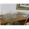 Image 2 : Cut Glass ; Covered Butter, Cream , Sugars, Bowls, Trays, Cake Plate, Juicer