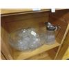 Image 2 : Cut Glass ; Punch Bowl Set, Pitcher, Serving Bowls, Nappies
