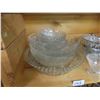 Image 6 : Cut Glass ; Punch Bowl Set, Pitcher, Serving Bowls, Nappies