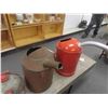 Image 2 : 3 Gas Cans & 1 Copper Watering Can
