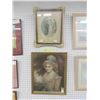Image 1 : 2 Framed Pictures ; Lithograph & Proof of French Lady - Largest 18" x 22" 