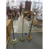 Image 1 : 3 Floor Lamps - 2 Are Bridge Lamps, 2 Brass