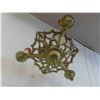 Image 2 : Vintage Hanging Cast Light Fixture with 3 Candle Light Bulbs