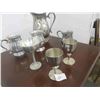 Image 4 : Silver Plated Goblet, Mugs, Pitcher, 7 pcs Total