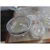 Image 2 : Crystal / Cut Glass Bowls, Candle Holders, Serving Trays