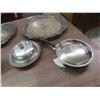 Image 2 : Silver Plated ; Trays, Vase, Gravy Boat, Covered Server