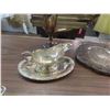 Image 5 : Silver Plated ; Trays, Vase, Gravy Boat, Covered Server