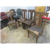 Image 1 : 4 Wooden Dining Chairs