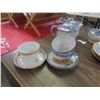 Image 6 : Tea Set, Lustre Vase, Sugar, Cream, Tea Cups, Saucers