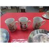 Image 4 : Norman Rockwell 3 Mugs, 2 Collector Plates, 2 Hand Painted Collector Plates