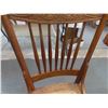 Image 4 : Press Back Oak Chair with Cane Seat