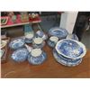 Image 1 : 35 + Pcs Ironstone Liberty Blue, Mott, Stafford Shire, plus others