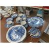 Image 6 : 35 + Pcs Ironstone Liberty Blue, Mott, Stafford Shire, plus others