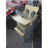 Image 1 : Painted Wooden High Chair