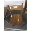 Image 3 : Wooden School Chair + Stand