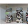 Image 2 : 4 Sealer Jars of Buttons